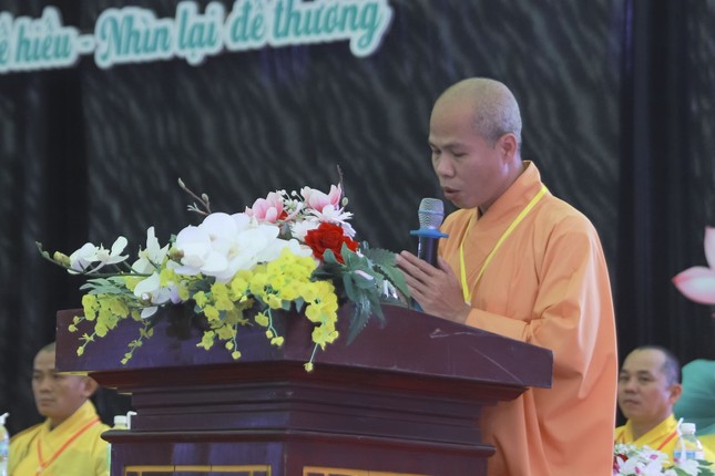 Đại đức Thích Nhuận Thiện phát biểu khai mạc