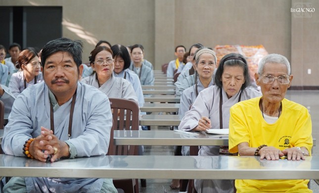 Ngày 3-8, gần 200 Phật tử tham dự khóa tu Ngày an lạc