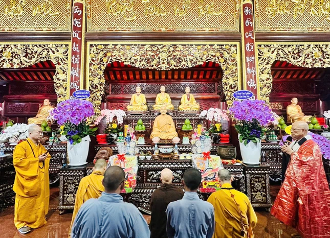 Lễ tưởng niệm Hòa thượng Thích Tâm Châu tại tu viện Vĩnh Nghiêm