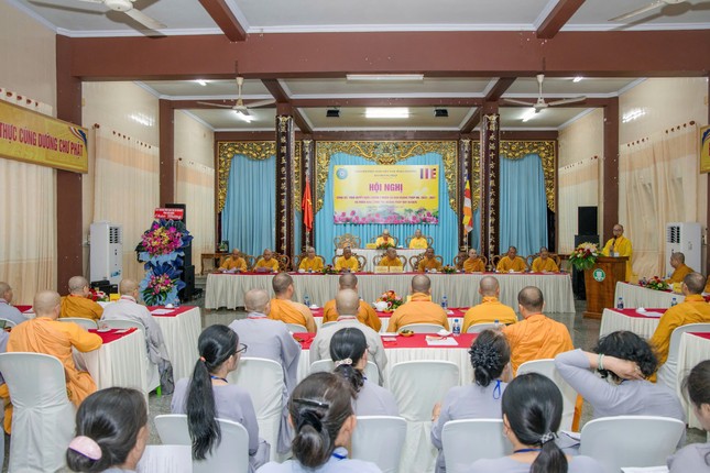 Hội nghị diễn ra tại chùa Phật Ân (phường Phan Thiết, tỉnh Lâm Đồng)
