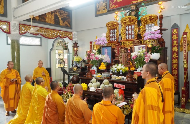Khóa lễ cung tiến Giác linh Hòa thượng tại Tổ đường