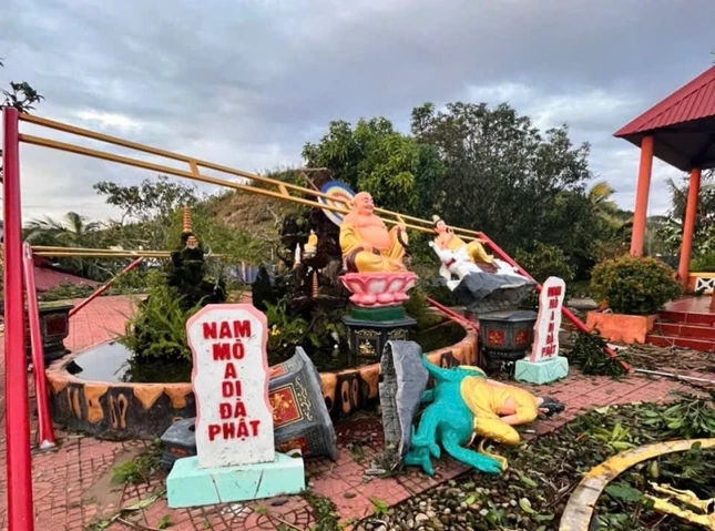 Nhiều tự viện bị thiệt hại nặng nề