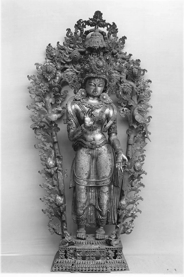 Tara, thế kỷ XVII -XVIII, Nepal, hiện vật bảo tàng Nghệ thuật metropolitan, New York, Mỹ
