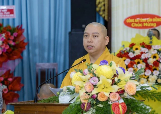 Đại đức Thích Quảng Pháp báo cáo tổng kết công tác Phật sự 2025 Đại đức Thích Quảng Pháp báo cáo tổng kết công tác Phật sự 2025