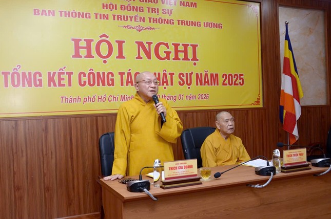 Hòa thượng Thích Gia Quang phát biểu khai mạc