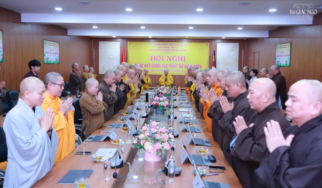 Hội nghị tổng kết công tác năm 2025 của Ban Hoằng pháp T.Ư tại thiền viện Quảng Đức