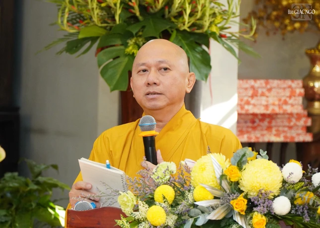 Thượng tọa Thích Tắc Bạch thông tin về lịch Bố-tát năm 2026