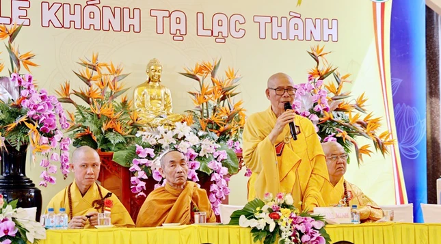 Hòa thượng Thích Châu Quang ban đạo từ