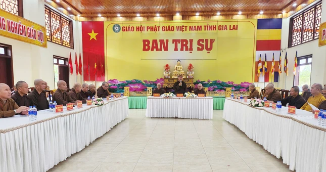 Phiên họp diễn ra tại Văn phòng 2 - thiền viện Trúc Lâm Tây Nguyên