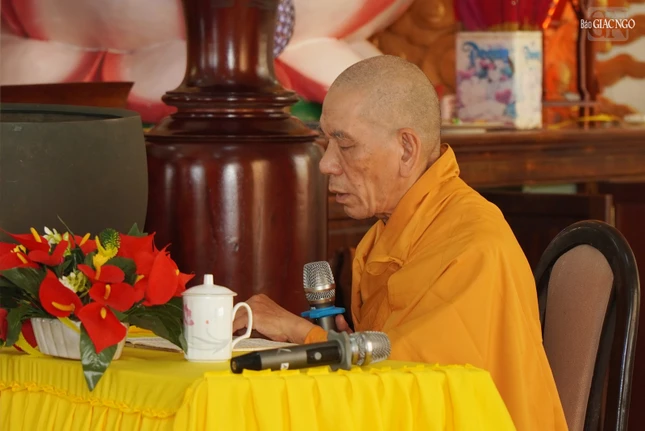 Hòa thượng Thích Giác Trí, đại vị chư Tăng trùng tuyên giới Bồ-tát