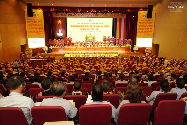 Đại hội đại biểu Phật giáo tỉnh Gia Lai lần thứ I, nhiệm kỳ 2026-2031 thành tựu viên mãn