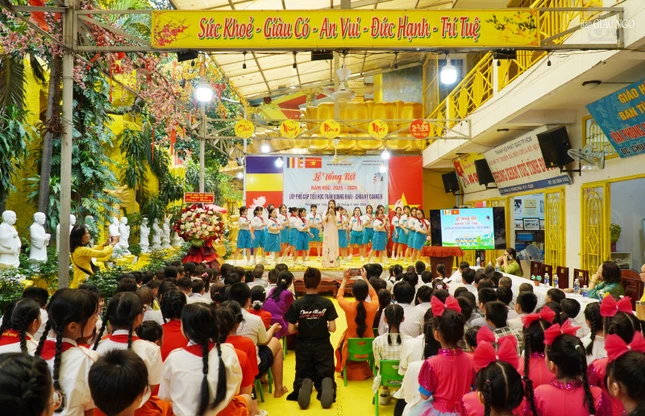 Sau lễ tổng kết năm học, các em học sinh Lớp phổ cập Trường Tiểu học Trần Quang Khải - chùa Kỳ Quang 2 sẽ bắt đầu vào mùa nghỉ hè