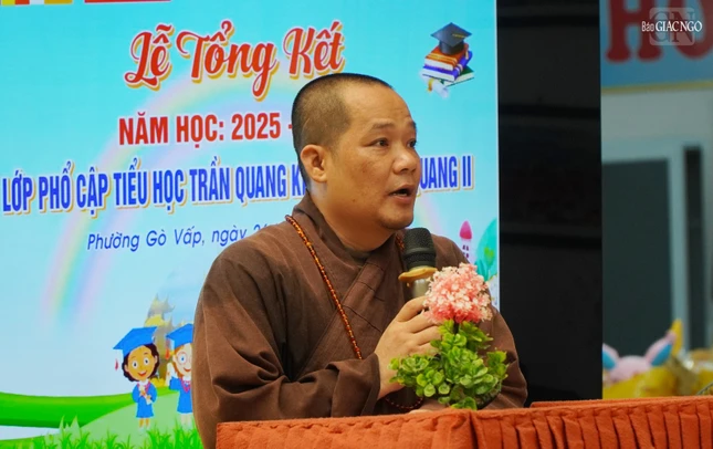 Đại đức Thích Quang Hải cảm tạ