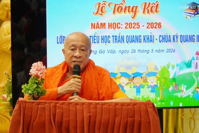 Hòa thượng Thích Thiện Chiếu phát biểu khai mạc