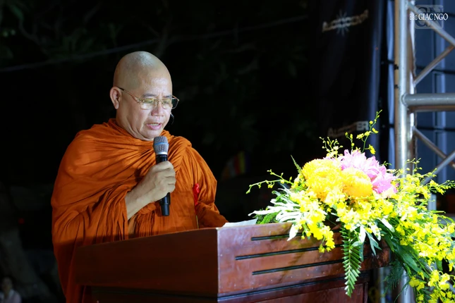 Thượng tọa Thích Minh Hạnh cảm tạ