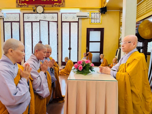Có 90 hành giả an cư tại trường hạ chùa Từ Nghiêm