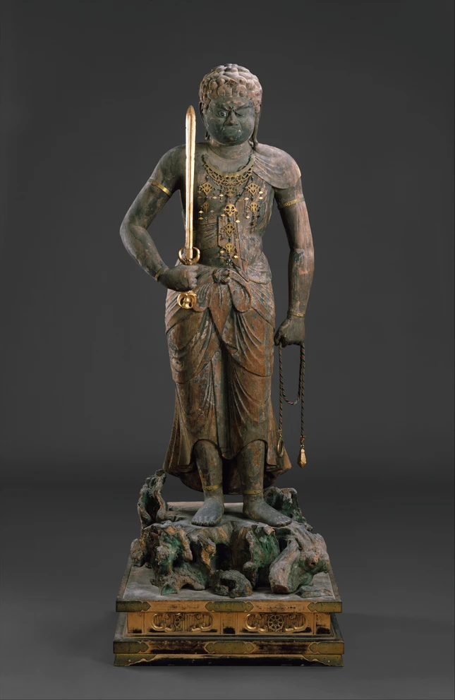 Fudo Myoo (Achala Vidyaraja), thế kỷ XII, Nhật Bản, hiện vật Bảo tàng Nghệ thuật Metropolitan, New York, Mỹ