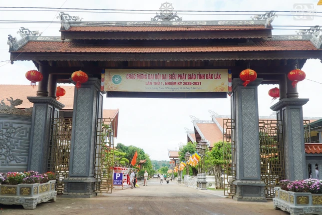 Chào mừng Đại hội đại biểu Phật giáo tỉnh Đắk Lắk lần thứ I, nhiệm kỳ 2026-2031