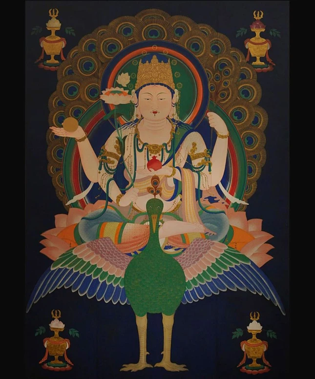 Mahamayuri (Kujaku Myoo) từ Taisho Shinshu Daizoky Mahamayuri (Kujaku Myoo) từ Taisho Shinshu Daizoky