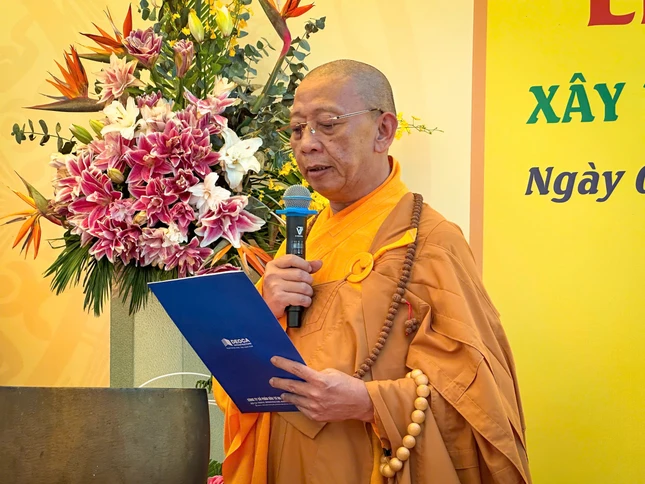 Thượng toạ Thích Quảng Tuấn ban đạo từ Thượng toạ Thích Quảng Tuấn ban đạo từ