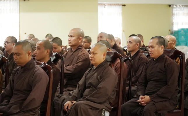 Chư Tăng an cư tại chùa Vĩnh Nghiêm
