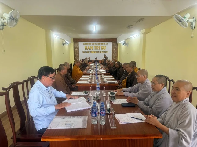 Phiên họp diễn ra tại thiền viện Trúc Lâm Tây Nguyên