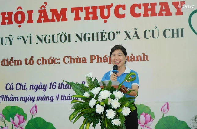 Bà Cao Thị Thanh Nhàn phát biểu khai mạc Bà Cao Thị Thanh Nhàn phát biểu khai mạc