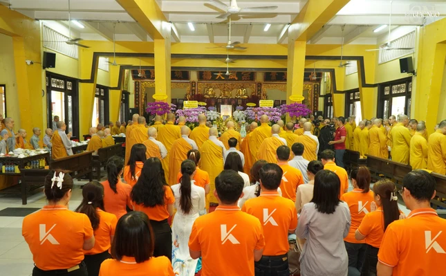 Trang nghiêm Lễ tạ pháp khóa An cư kiết hạ Phật lịch 2570 tại trường hạ tổ đình Vĩnh Nghiêm