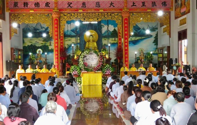 Lễ Vu lan tại chùa Thiện Hòa
