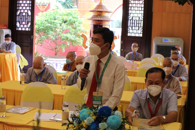 Ông Nguyễn Quốc Dương phát biểu