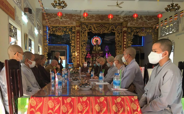 Chư tôn đức Tăng Ni tham dự