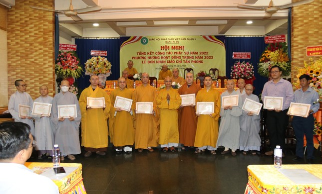 Công tác Phật sự của Ban Trị sự Phật giáo quận 5 đạt nhiều thành tích nổi bật