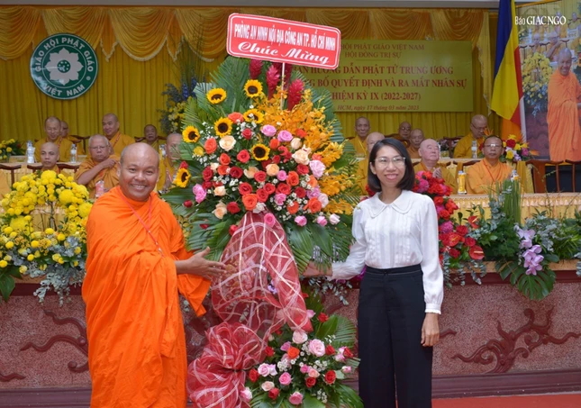 Buổi lễ diễn ra tại hội trường thiền viện Quảng Đức - TP.HCM