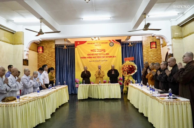 Hội nghị tổng kết Phật sự năm 2023 của Ban Trị sự GHPGVN Q.5 diễn ra tại chùa Vạn Phật Hội nghị tổng kết Phật sự năm 2023 của Ban Trị sự GHPGVN Q.5 diễn ra tại chùa Vạn Phật
