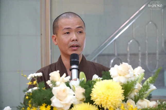 Đại đức Thích Minh Thạnh, Chánh Thư ký Ban Trị sự GHPGVN Q.6 báo cáo hoạt động Phật sự năm 2023 Đại đức Thích Minh Thạnh, Chánh Thư ký Ban Trị sự GHPGVN Q.6 báo cáo hoạt động Phật sự năm 2023