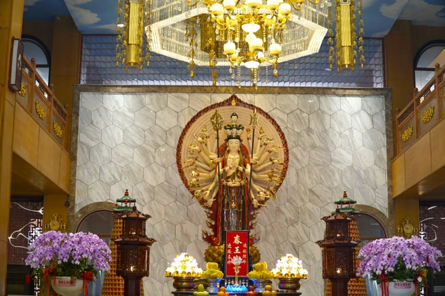 Chánh điện chùa Thảo Đường - nơi diễn ra pháp hội Dược Sư Xuân Giáp Thìn 2024