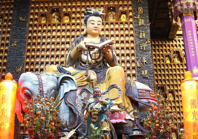 Chùa Vạn Phật do Hòa thượng Thích Diệu Hoa và Hòa thượng Tăng Đức Bổn thành lập vào năm 1959 làm nơi tu học, lễ bái cho Tăng Ni và Phật tử người Hoa ở thành phố và các tỉnh lân cận