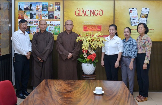 Phái đoàn TP.Thủ Đức tại Báo Giác Ngộ