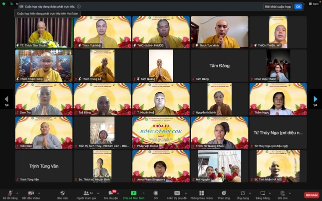 Gần 200 Phật tử trong và ngoài nước tham dự