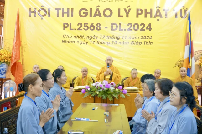 Hội thi giáo lý Ban Trị sự GHPGVN Q.11 tổ chức tại chùa Khánh Vân