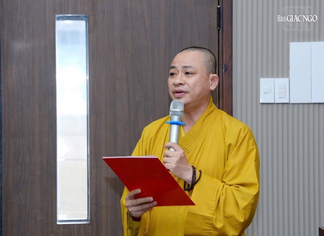 Thượng tọa Thích Quảng Tiến công bố quyết định nhân sự Ban Điều phối tình nguyện viên Đại lễ Vesak Liên Hiệp Quốc 2025