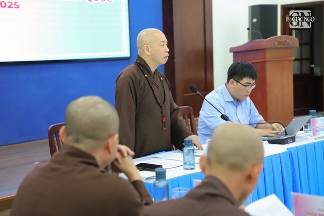 Thượng tọa Thích Quang Thạnh phát biểu Thượng tọa Thích Quang Thạnh phát biểu