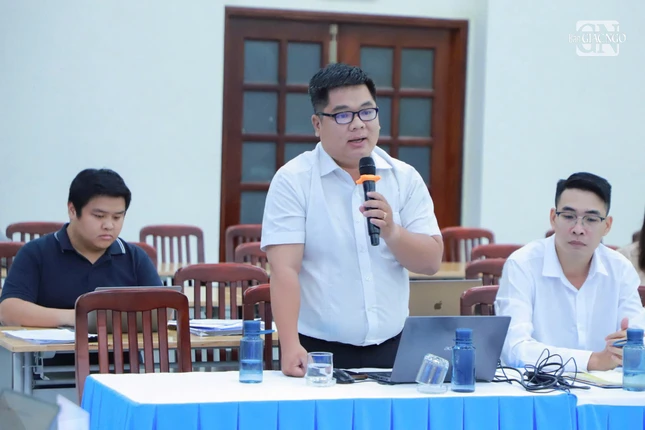 Anh Lê Đức Đạt phát biểu