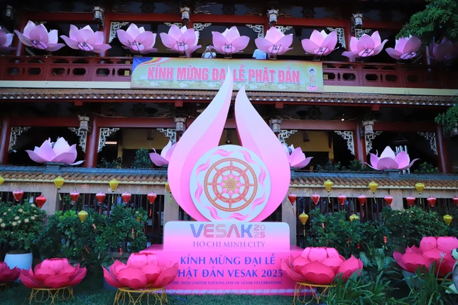 Chương trình diễn ra tại chùa Pháp Hoa, Q.3, TP.HCM