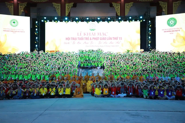 Hội trại Tuổi trẻ và Phật giáo lần thứ 15 với chủ đề Tự Hào dân tộc- Tri ân báo ân, diễn ra từ ngày 24-7 đến 27-7-2025, tại chùa Quốc Ân Khải Tường, tỉnh Đồng Nai