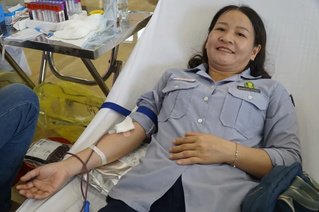 Đoàn sinh Gia đình Phật tử hiến máu