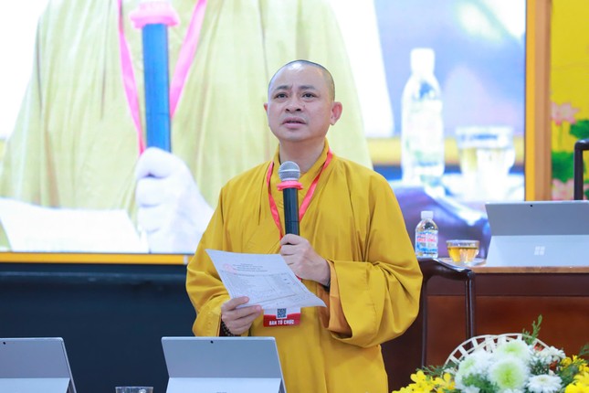 Thượng tọa Thích Quảng Tiến trình phương hướng hoạt động Phật sự năm 2026 của Ban Hướng dẫn Phật tử T.Ư