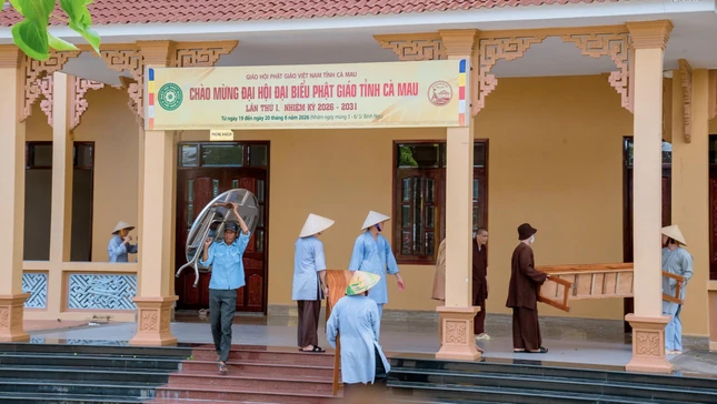 Tinh thần đoàn kết của Tăng Ni, Phật tử hướng đến sự kiện quan trọng của GHPGVN tỉnh Cà Mau