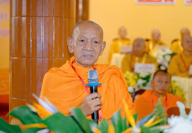 Hòa thượng Đào Như phát biểu khai mạc Hòa thượng Đào Như phát biểu khai mạc