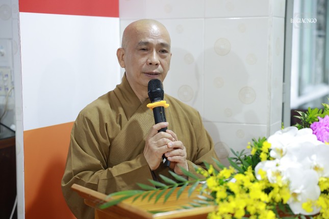 Thượng tọa Thích Tâm Chơn phát biểu khai mạc